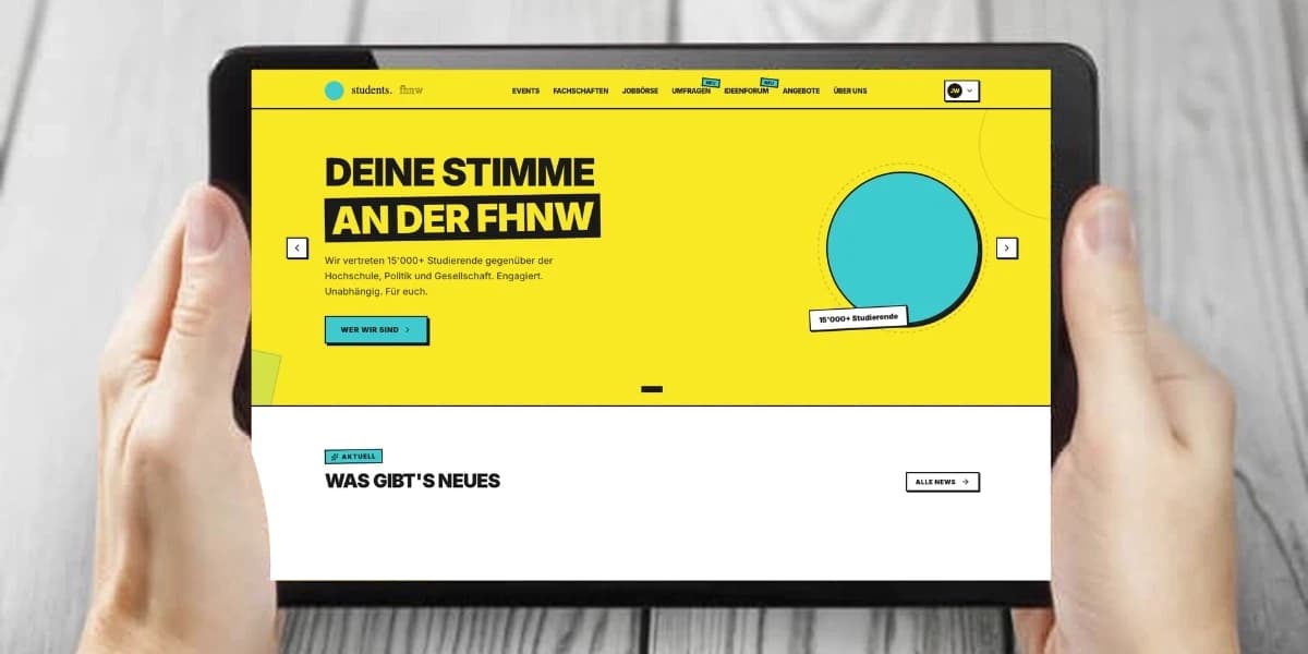 Neue Website von students.fhnw ist online!